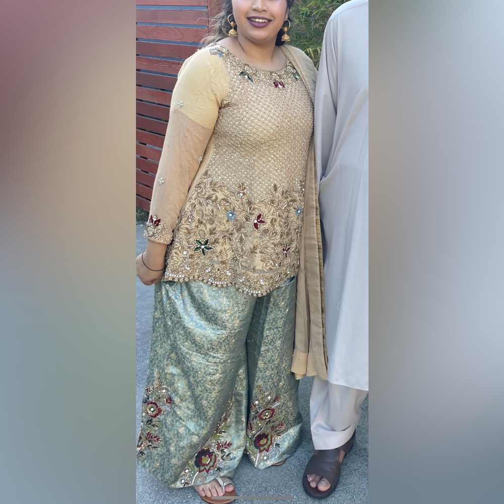 Pakistani Heavy wedding Dress 3 piece - OPEN TO ALL OFFERS
